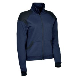 Felpa donna Carolina - taglia L - blu navy/nero - Cofra