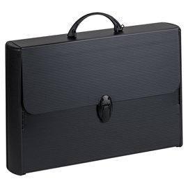 Valigetta polionda Total Black - 28 x 43 cm - dorso rigido 8