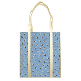 Shopper con manici - fantasia Bees - 35 x 40 x 8 cm - carta lavabile 100 gr - Kartos