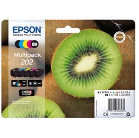 Epson - Multipack Cartuccia ink - 202 - C/M/Y/K/K PH - C13T02E74010 - C/M/Y/K PH 4