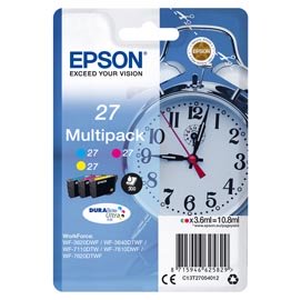 Epson - Confezione Cartuccia ink - 27 - C/M/Y - C13T27054022 - 3