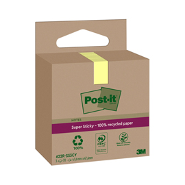 Blocco foglietti Post it  SuperSticky Green - 622R-SS3CY - 47