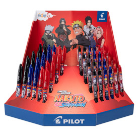 Frixion Ball e Clicker Naruto - colori assortiti - Pilot - expo 96 pezzi