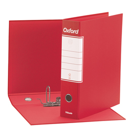 Registratore Oxford G83 - dorso 8 cm - commerciale 23x30 cm - rosso - Esselte