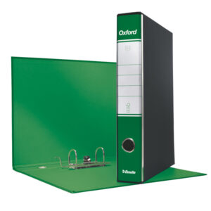 Registratore Oxford G82 - dorso 5 cm - commerciale 23x30 cm - verde - Esselte