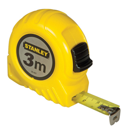 Flessometro - 3 m - metallo/ABS - Stanley