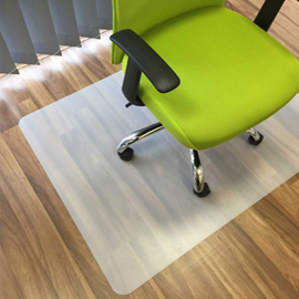 Tappeto Chair Mat salvapavimenti - 90 x 120 cm - vinile - trasparente - Velcoc