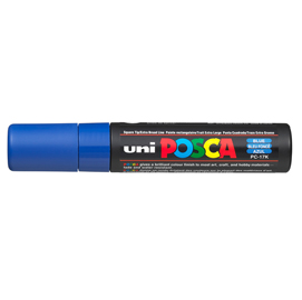 Marcatore a base d'acqua Uni Posca PC17K - punta extra large a scalpello 15