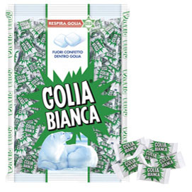 Caramelle Golia Bianca - busta da 1kg (400 pezzi circa)