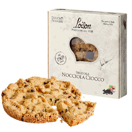 Torta sbrisola nocciola ciocco - 200 gr - Loison