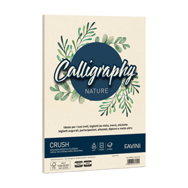 Carta Calligraphy Nature Crush - A4 - 200 gr - alga - Favini - conf. 50 fogli