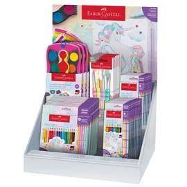 Espositore Unicorn edizione speciale - cancelleria assortita - Faber Castell