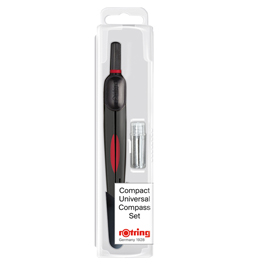 Compasso universale compatto - diametro max cerchio 320mm - Rotring