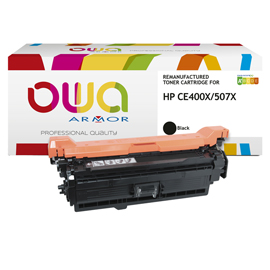 Armor - Toner Compatibile per Hp 507X - Nero - CE400X - 11.000 pag