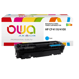 Armor - Toner Compatibile per Hp 411X - Ciano - 5.000 pag