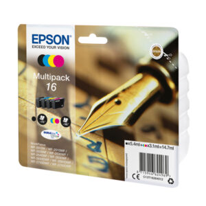 Epson - Multipack Cartuccia ink - 16 - C/M/Y/K -  C13T16264012 - C/M/Y 3