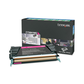 Lexmark - Toner - Magenta - C736H1MG - return program - 10.000 pag