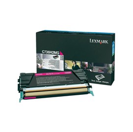 Lexmark - Toner - Magenta - C736H2MG - non return program - 10.000 pag