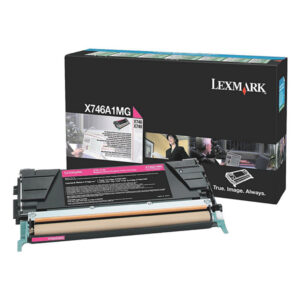 Lexmark - Toner - Magenta - X746A1MG - return program - 7.000 pag