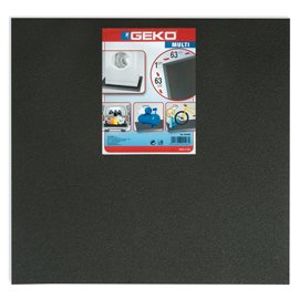 Pannello antivibrazione antiurto MULTI - 63 x 63 cm - nero - Geko