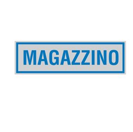 Targhetta adesiva - MAGAZZINO - 16