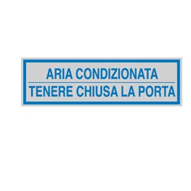 Targhetta adesiva - ARIA CONDIZIONATA... - 16