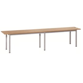 Panca spogliatoio - 6 posti - 200 x 35 x 45 cm - legno - Fasma