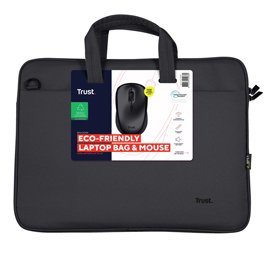 Borsa per laptop - Bologna - con mouse - da 16 '' - nero - Trust