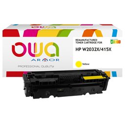 Armor - Toner Compatibile per Hp 415X - Giallo - W2032A - 6.000 pag