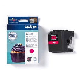 Brother - Cartuccia - Magenta - LC123M - 600 pag