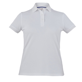 Polo Susan - da donna - manica corta - taglia S - bianco - Giblor's