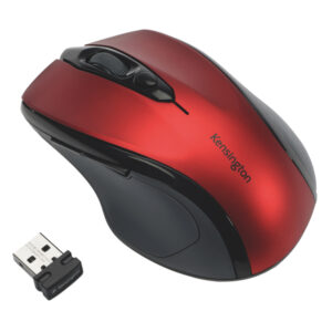 Mouse Pro Fit® di medie dimensioni - wireless - rosso rubino - Kensington