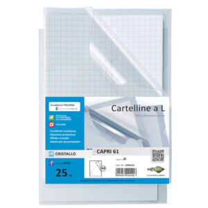 Cartelline a L Capri 61 - PVC - liscio - 21 x 29