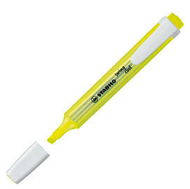 Evidenziatore Stabilo Swing Cool - punta scalpello -  tratto 1 4 mm - giallo 24 - Stabilo