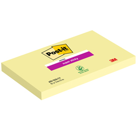 Blocco foglietti Super Sticky - 655-12SS-CY - 76 x 127 mm - giallo Canary™ - 90 fogli - Post it®