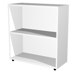 Libreria modulare bassa - a giorno - 76x32x81