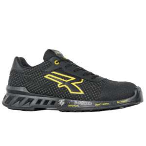 Calzatura di sicurezza Matt - S3 SRC CI ESD RedLeve - numero 48 - nero/giallo - U-Power