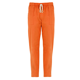 Pantalone Pitagora - unisex - taglia L - arancio - Giblor's