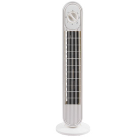 Ventilatore Torre White - da terra - 3 velocità - 45 W - 20 x 79 cm - CFG