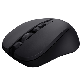 Mouse ottico silenzioso wireless Mydo - nero-Trust