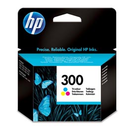 Hp - Cartuccia ink originale - 300 - C/M/Y - CC643EE - 160 pag