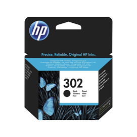 Hp - Cartuccia ink originale - 302 - Nero - F6U66AE - 190 pag