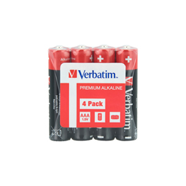 Verbatim - Blister 4 Pile alkaline ministilo AAA - 49500