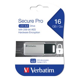 Verbatim - Usb secure data pro drive - per PC & Mac - 98664 - 16GB