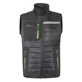 Gilet Wall - taglia M - PE - grigio/verde - U-Power