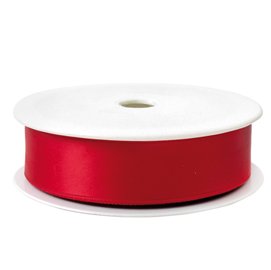 Nastro doppio raso - 25mmx25mt - rosso 35 - Brizzolari