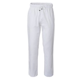 Pantalone cuoco Plutone - unisex - taglia S - bianco - Giblor's