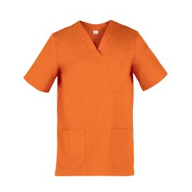 Casacca Jason - unisex - manica corta - taglia M - arancio - Giblor's