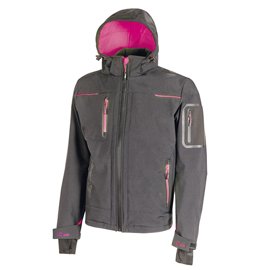 Giacca Softshell donna Space Lady - taglia S - grigio/fucsia - U-power