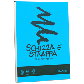 Blocco Schizza & Strappa - A4 - 210 x 297mm - 50gr - 150 fogli - Favini